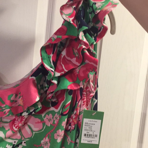 LILY PULITZER - one shoulder printed dress - Picture 4 of 4